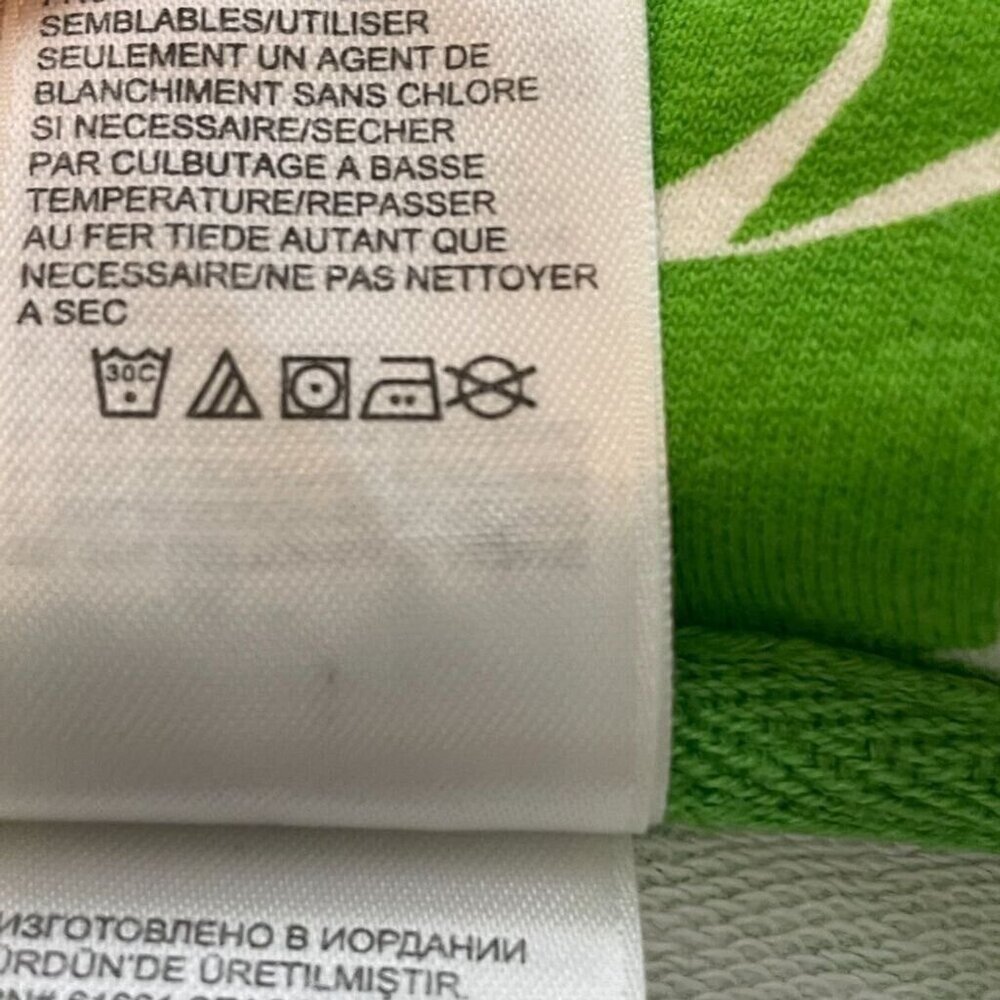 The North Face Green Floral Abstract Zip Up Hoodie Size Medium M - Picture 7 of 7